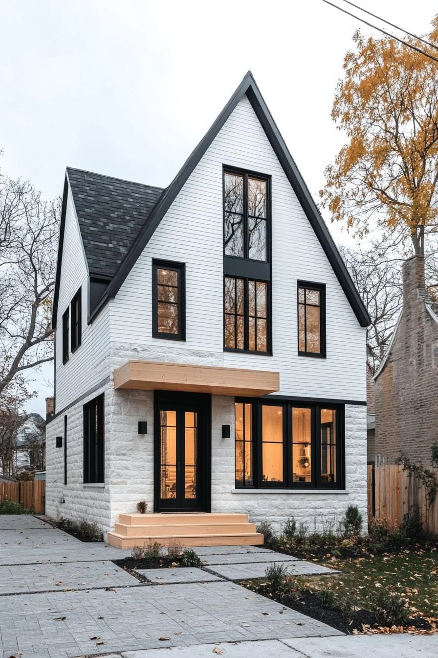 24) Sharp Lines With Shadowed Trim