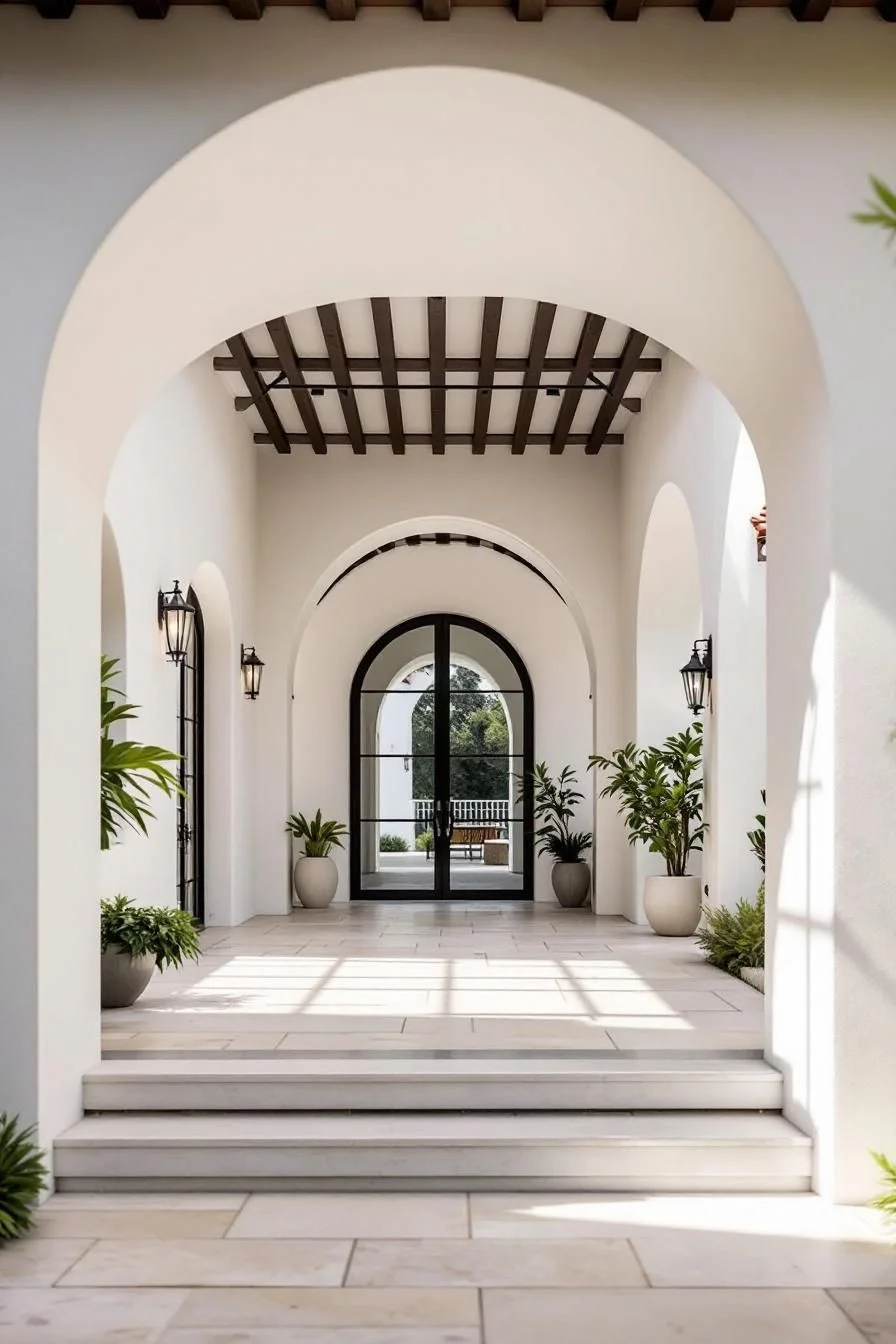An Elegant Arched Entryway