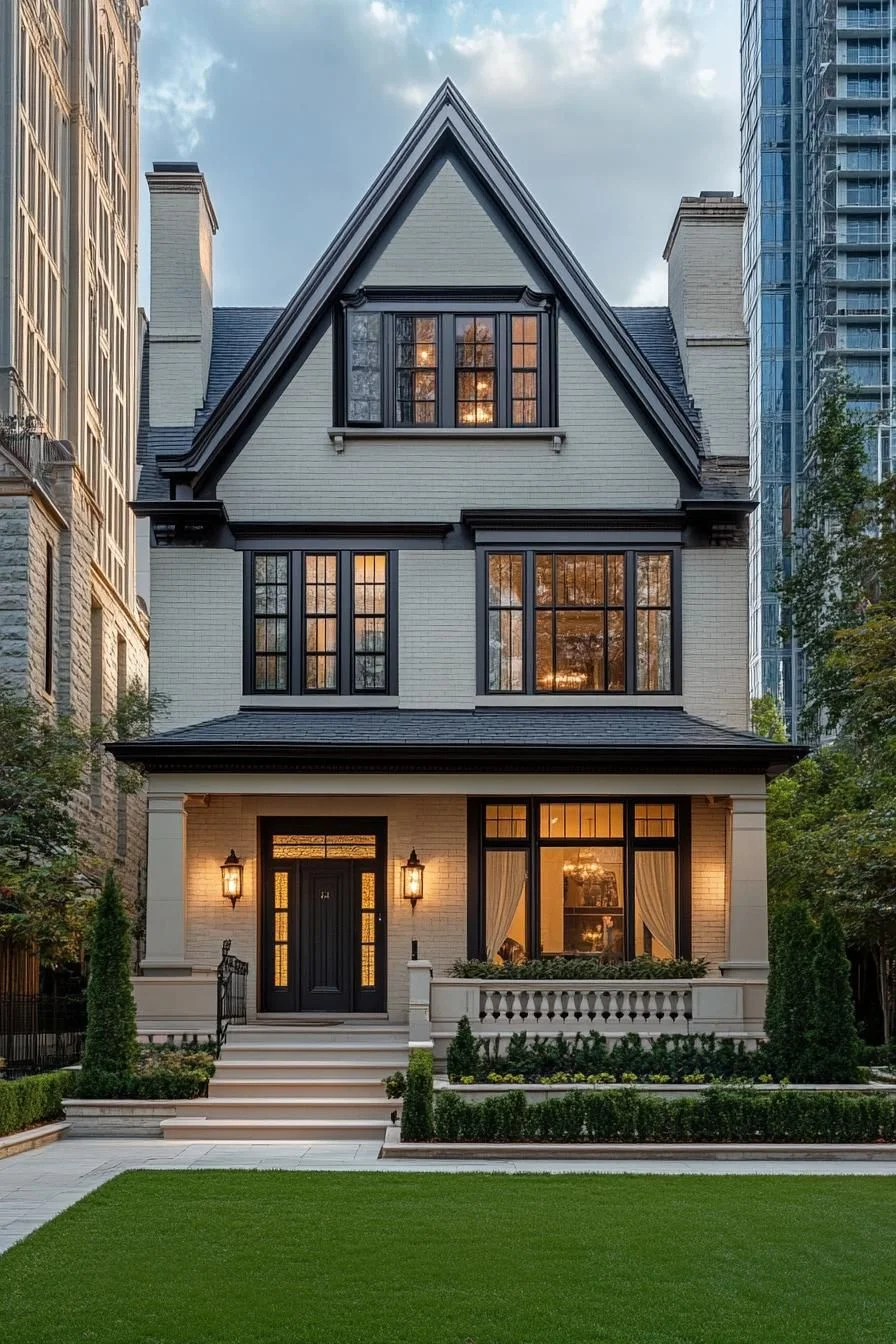 A Gothic-Style Home in the City