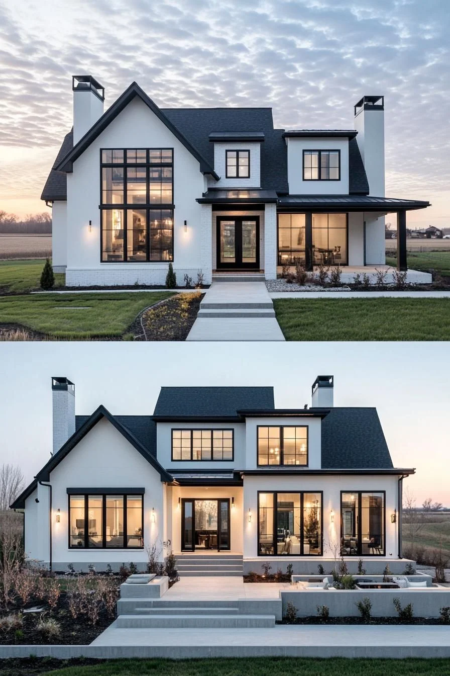 A Light-Filled Gabled Farmhouse