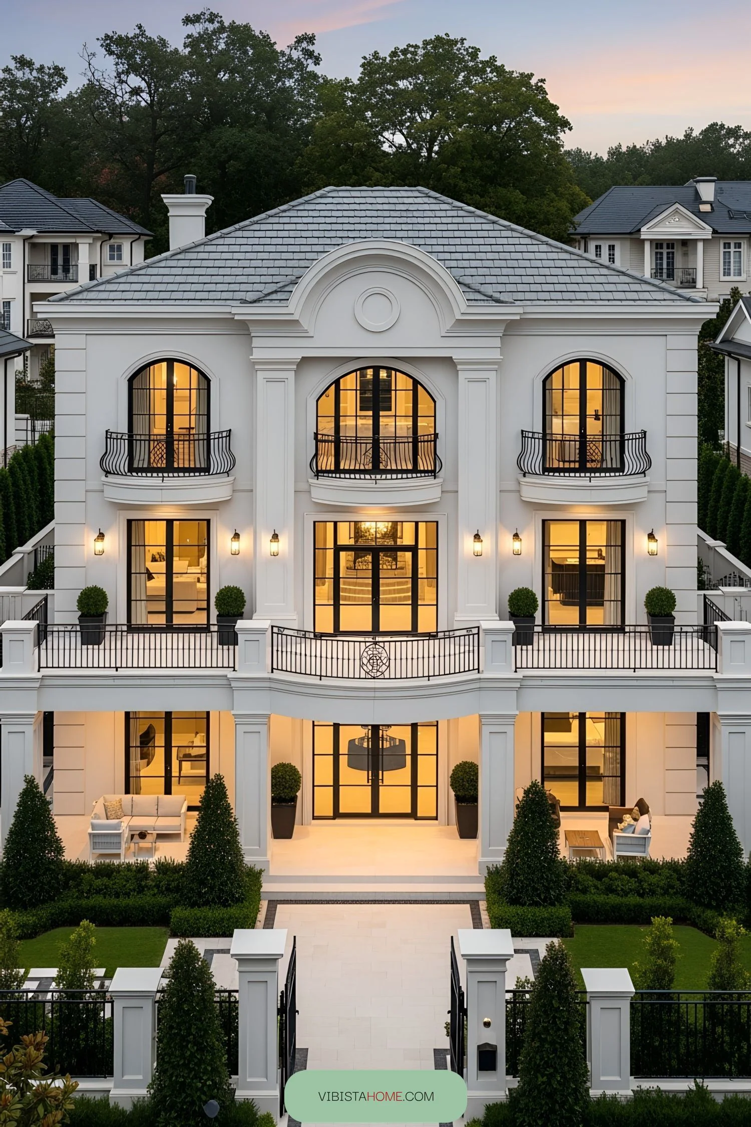 Grand Mansion Full of Architectural Detail