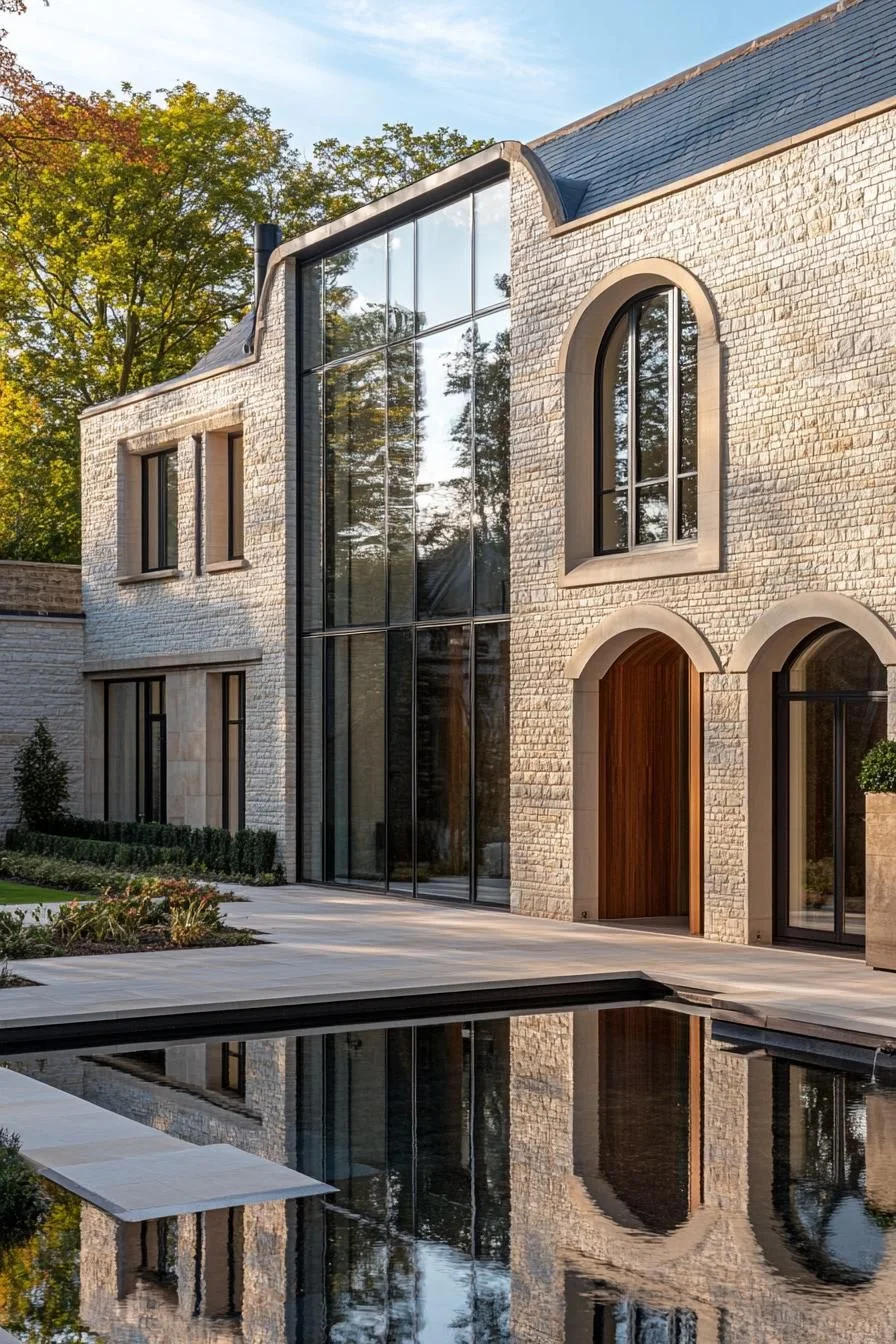 Stone and Glass Working in Harmony