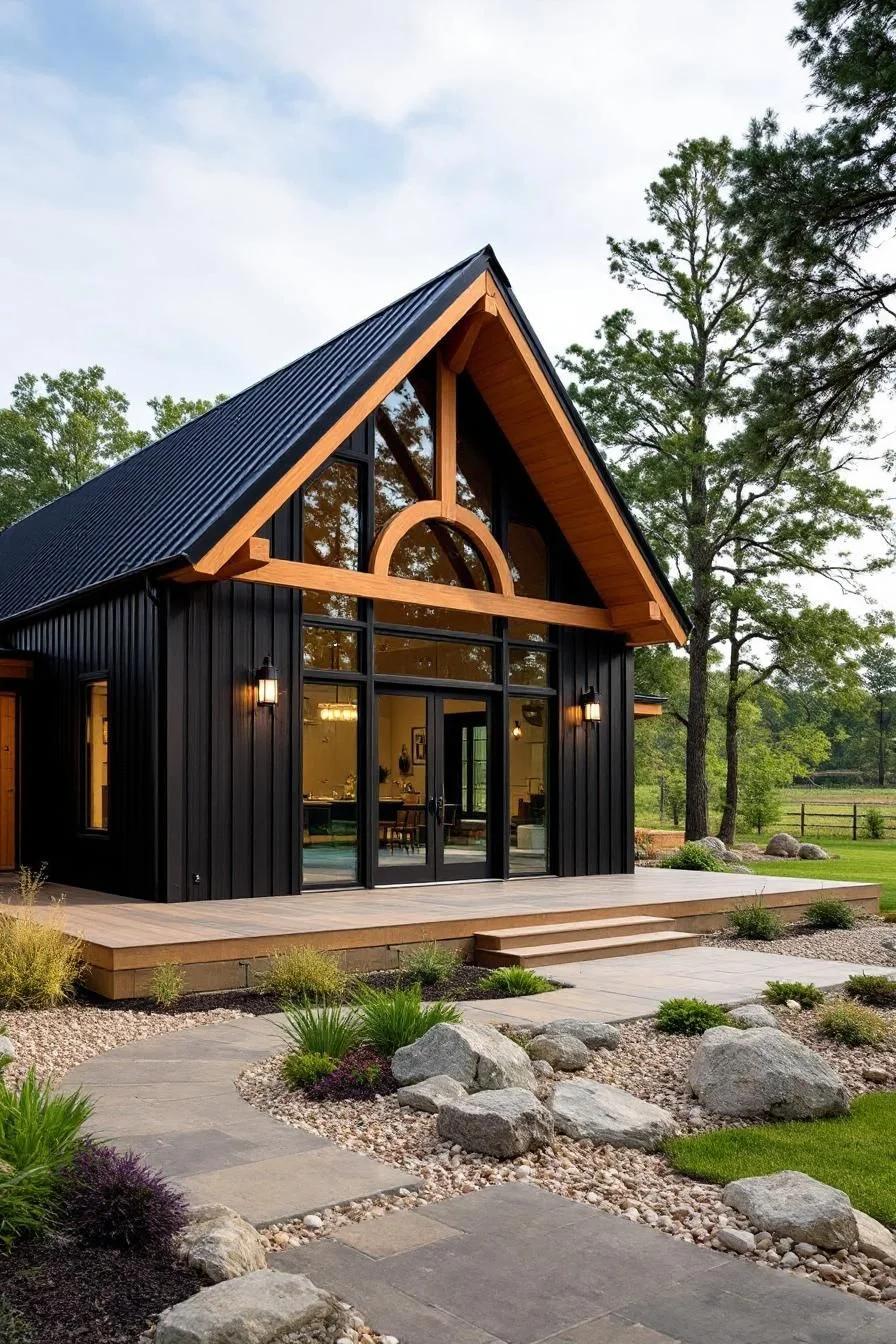 An A-Frame Barndominium With a Modern Edge
