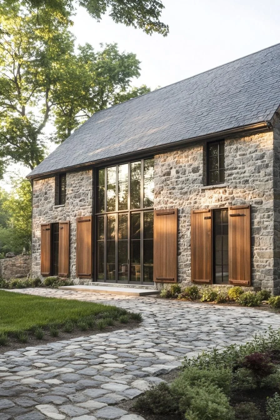 Modern Charm in a Stone Barn