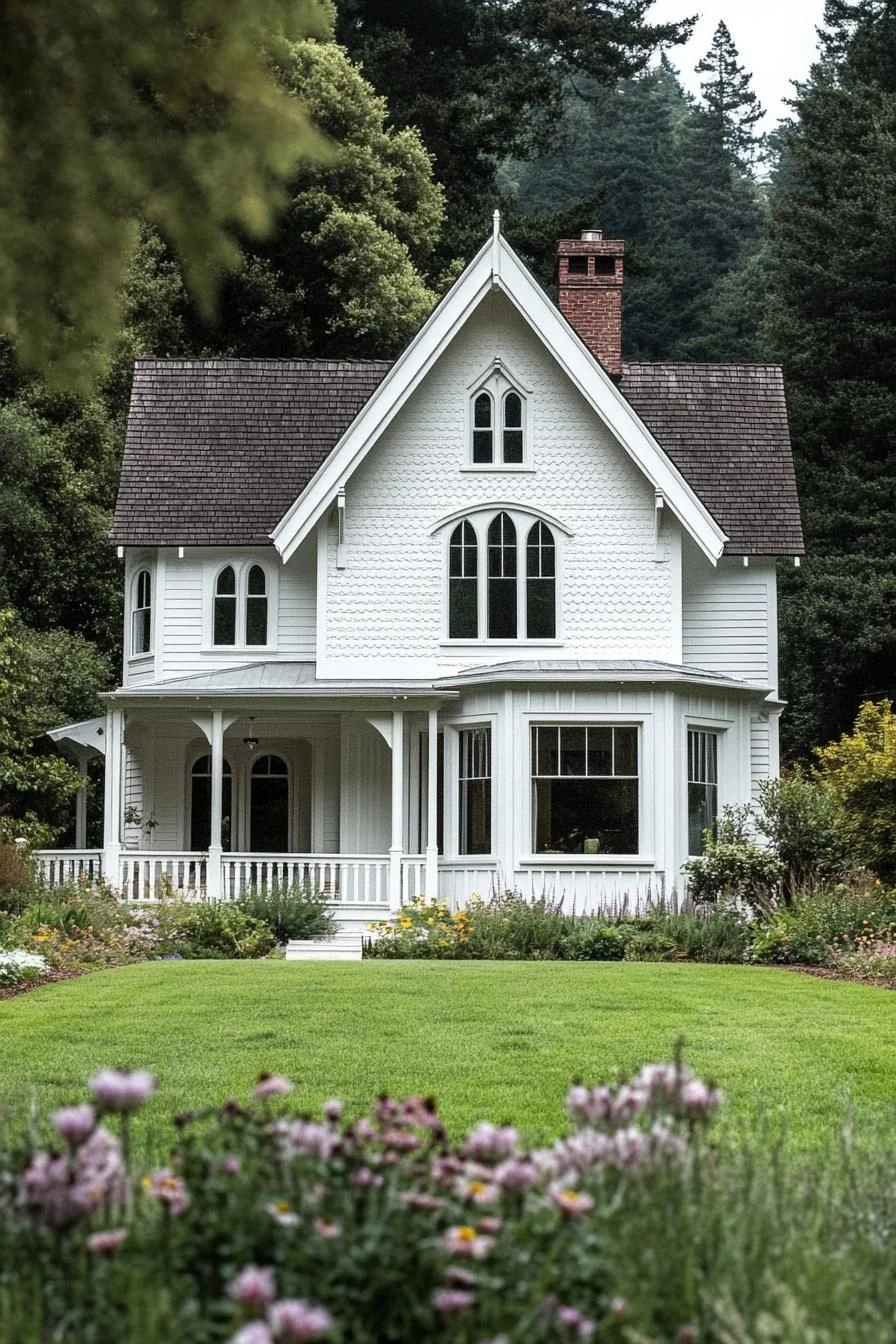 Elegant Charm of a Gothic Revival House