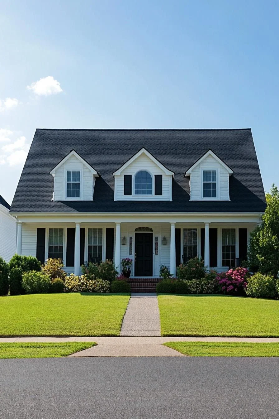 A Quiet Cottage with Bold Columns
