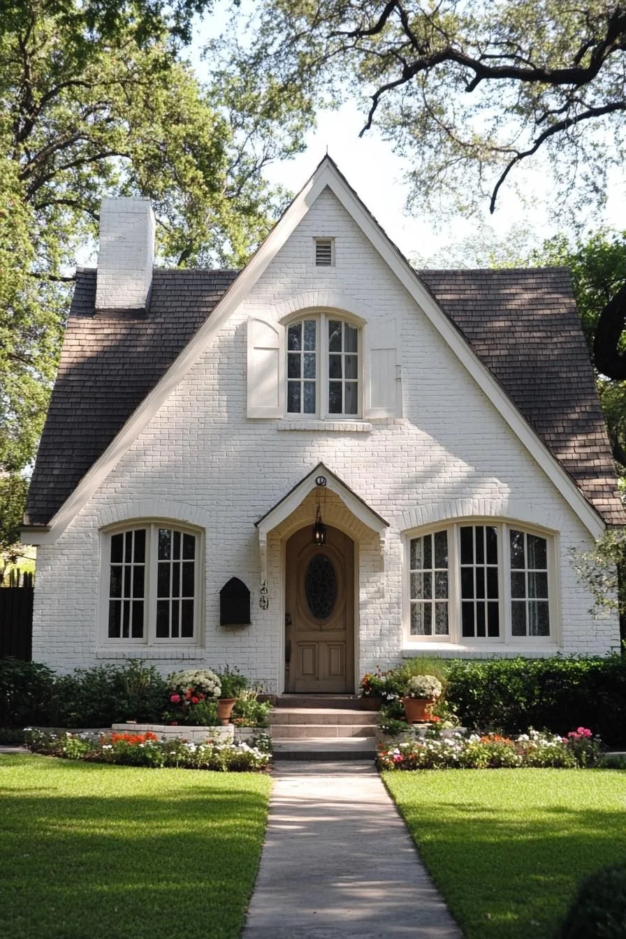 White Brick Cottage Charm