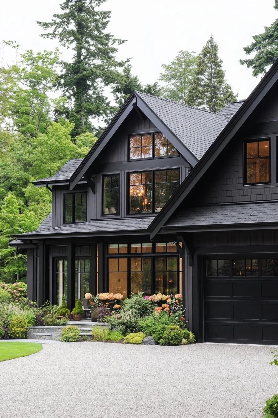 A Gothic-Inspired Modern Retreat