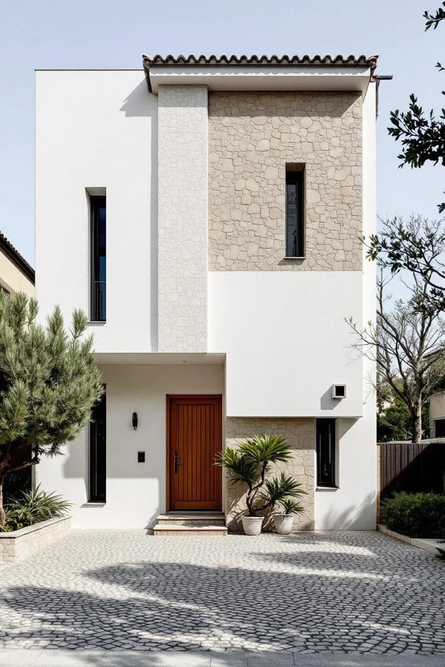 Sand and Stone Together: Villa Style