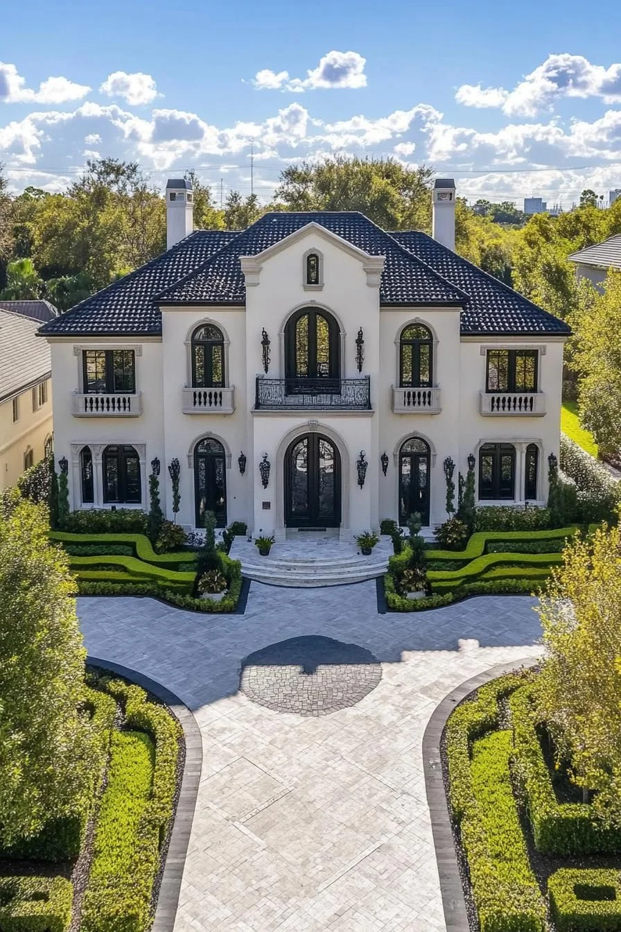 Cozy Corner Home in Romanesque Style