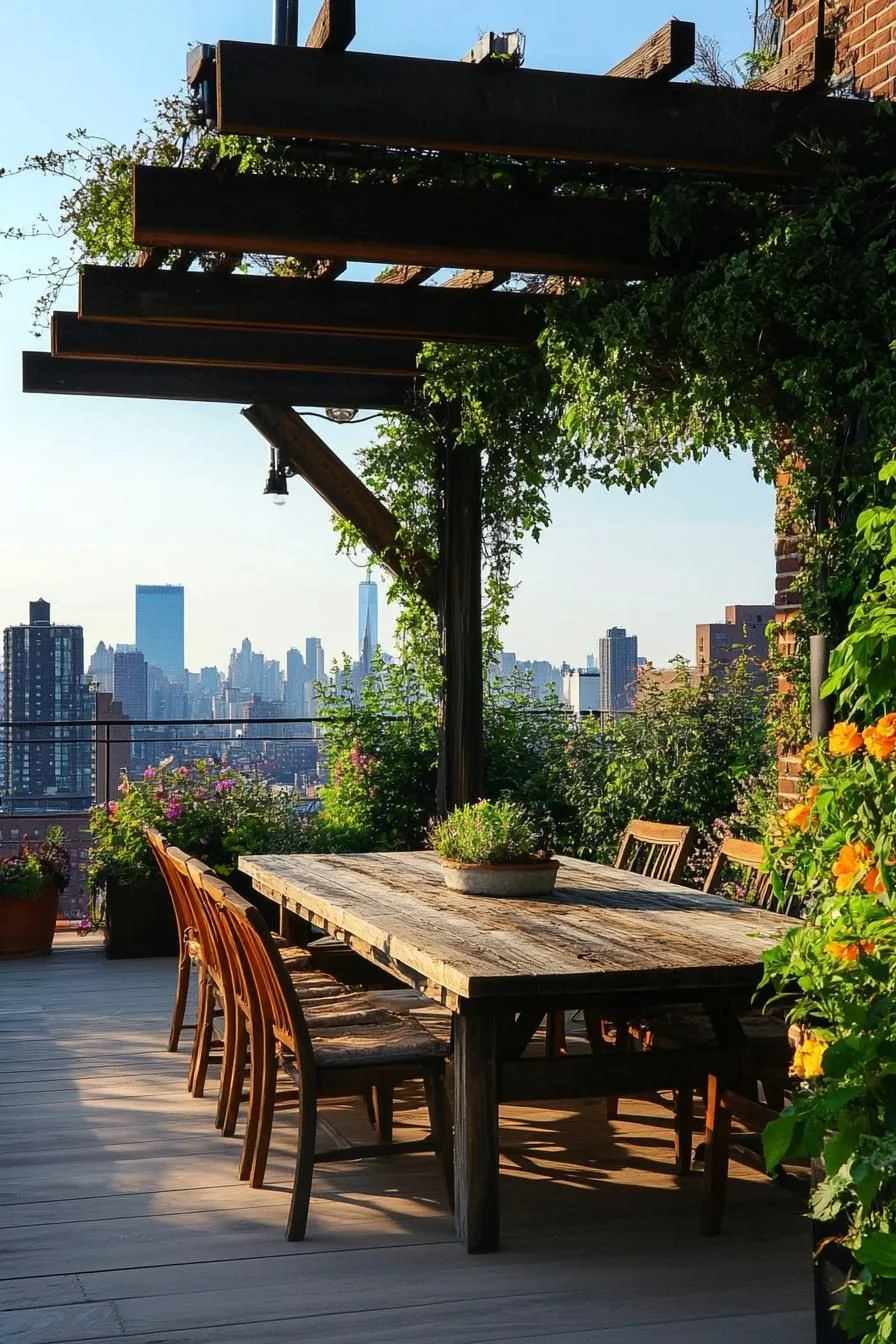 Rooftop Terrace With a View