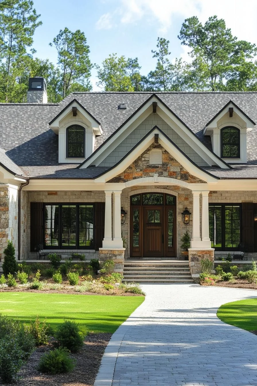 Stone Home with Green Views