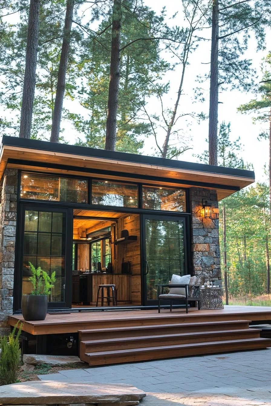 Chic Forest Retreat Tiny House