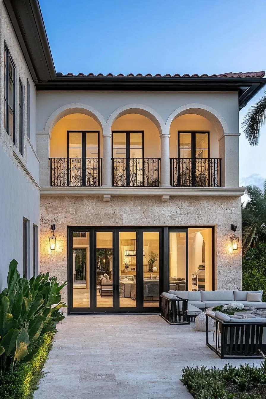Modern Take on Mediterranean Villa Style