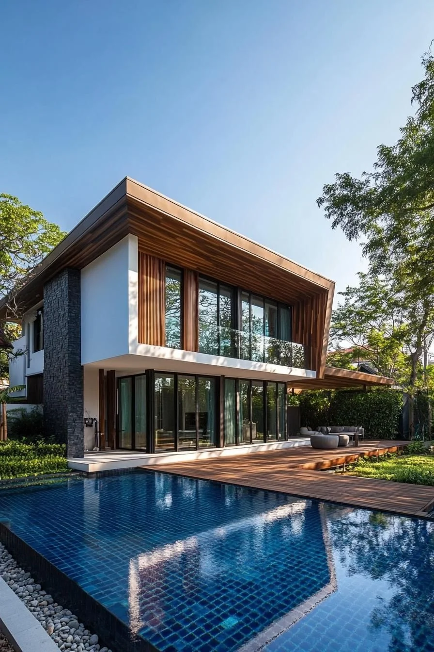 An Elegant Floating Thai Home