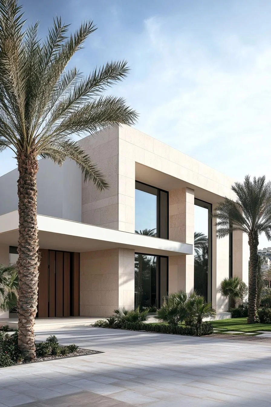 Simple Style Framed by Palms