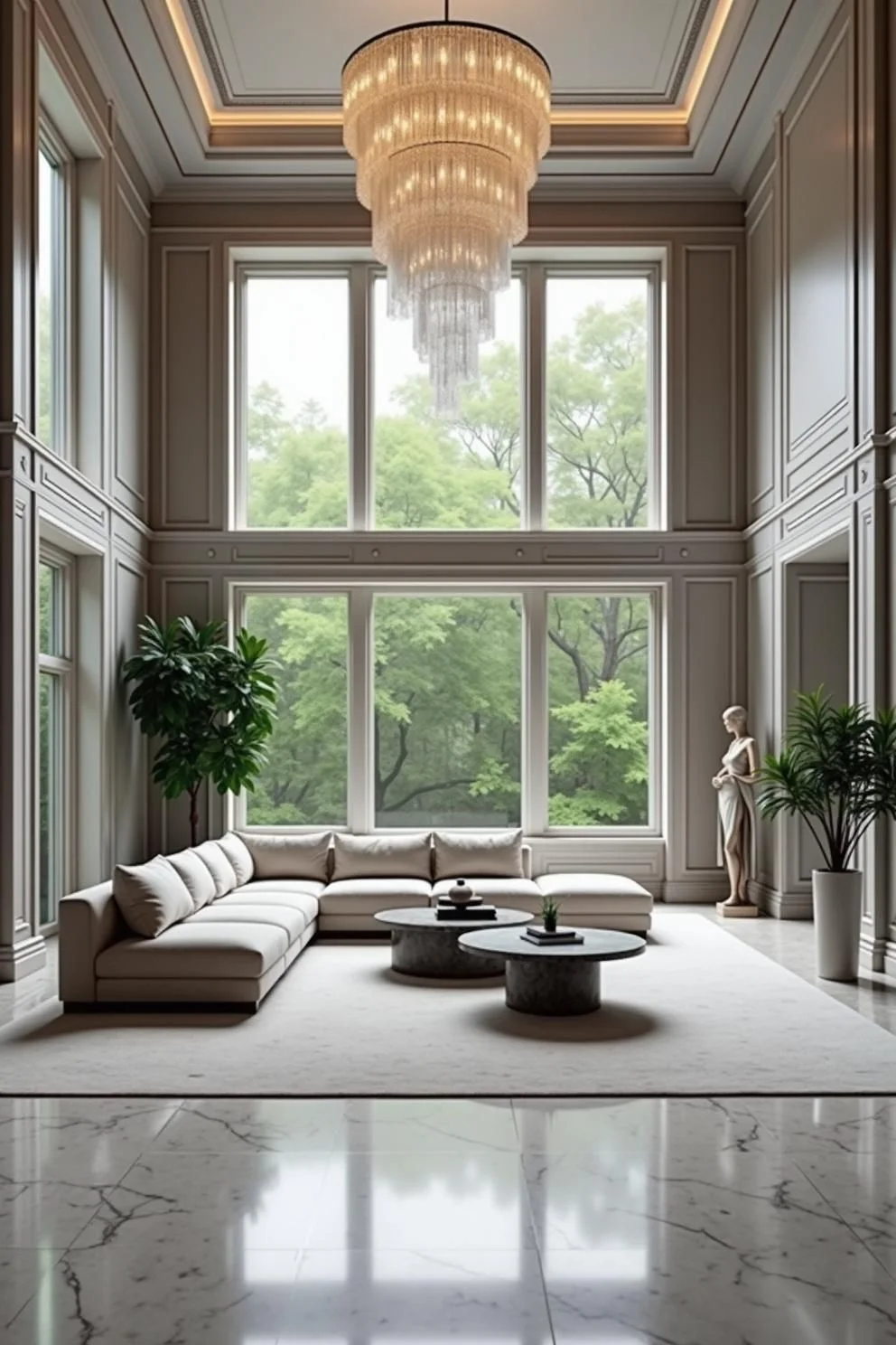 Crystal Details in a Refined Living Space