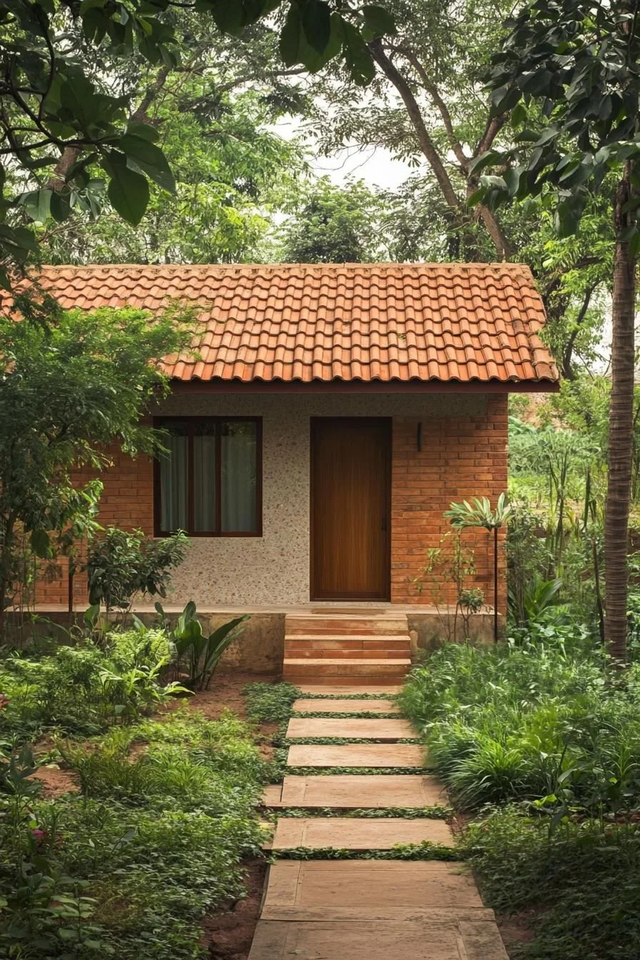Small Terracotta-Roofed Refuge