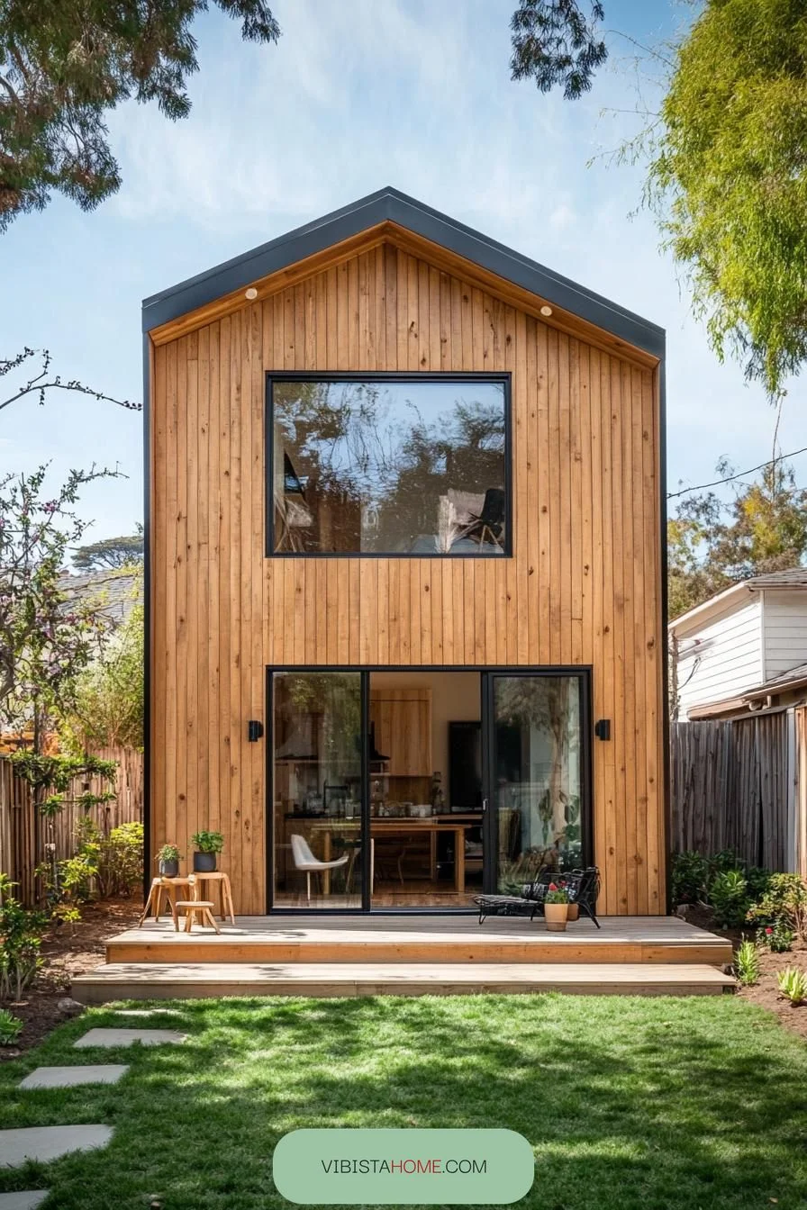 Gabled Cedar Cabin with Chic Style