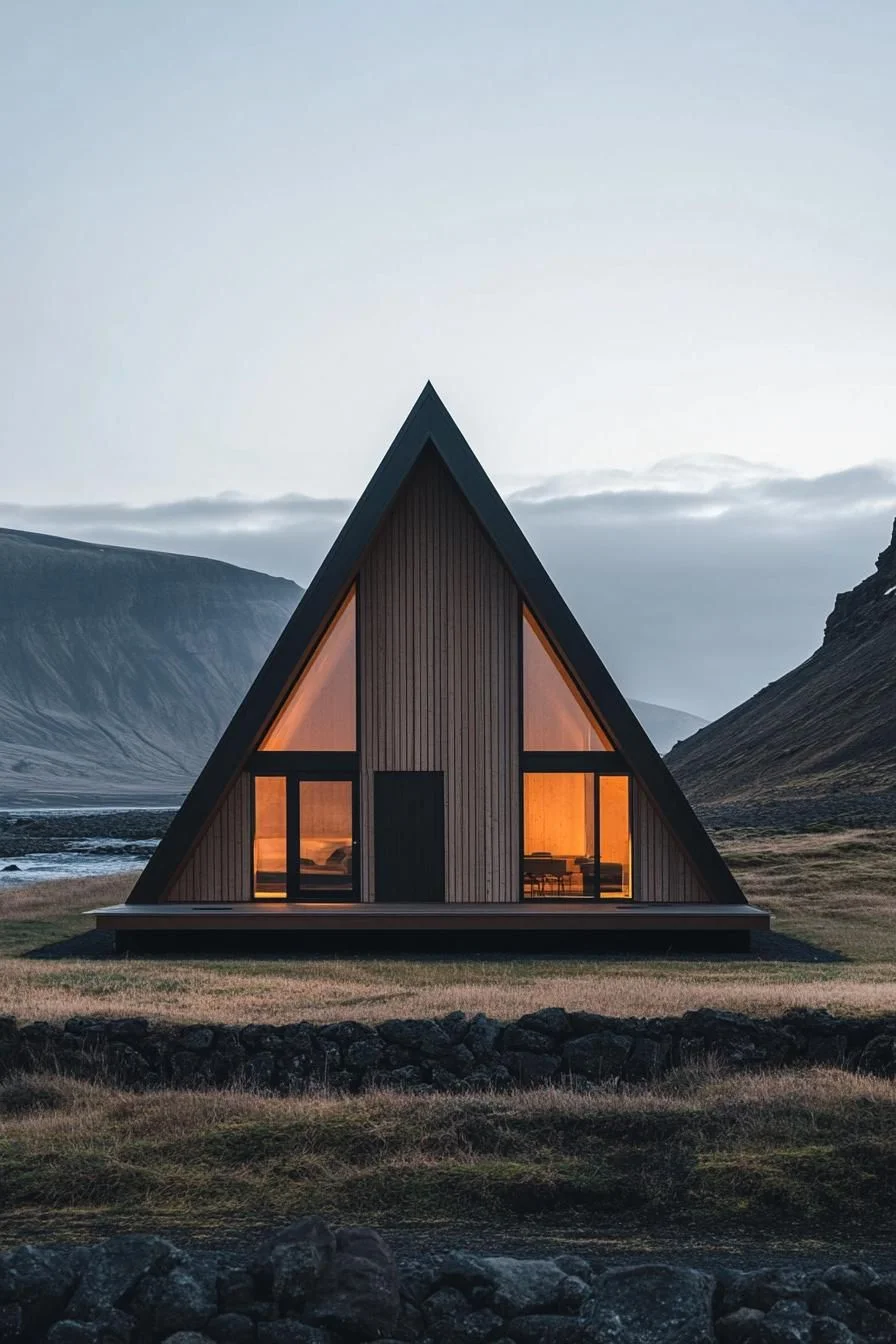 Cozy A-Frame Timber Retreat