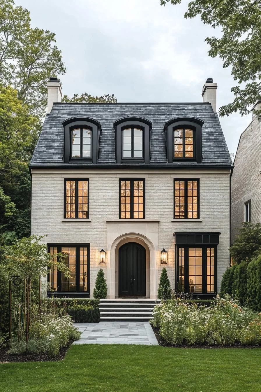 Modern Château Facade With Refined Details