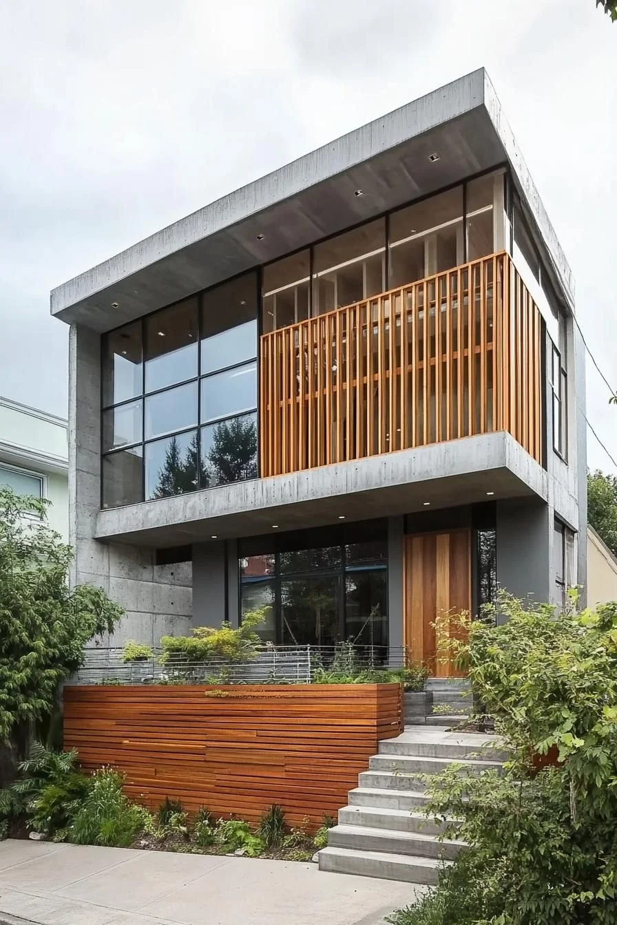 Concrete Meets a Cozier Side