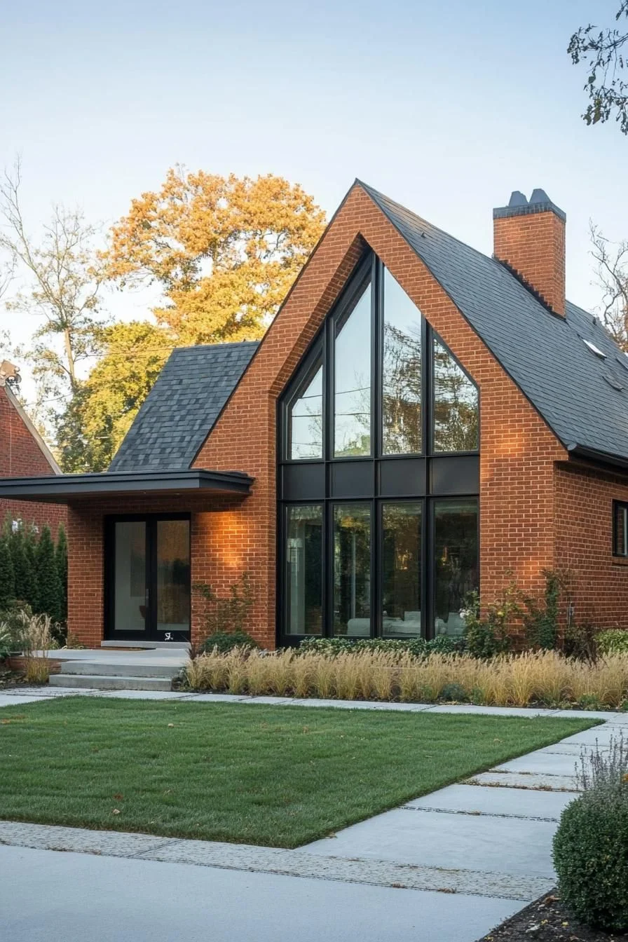 Brick Sanctuary with Modern Accents