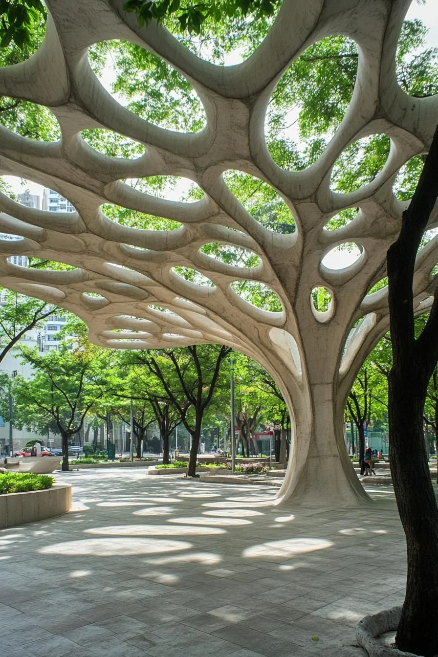 Organic Canopy with Playful Light