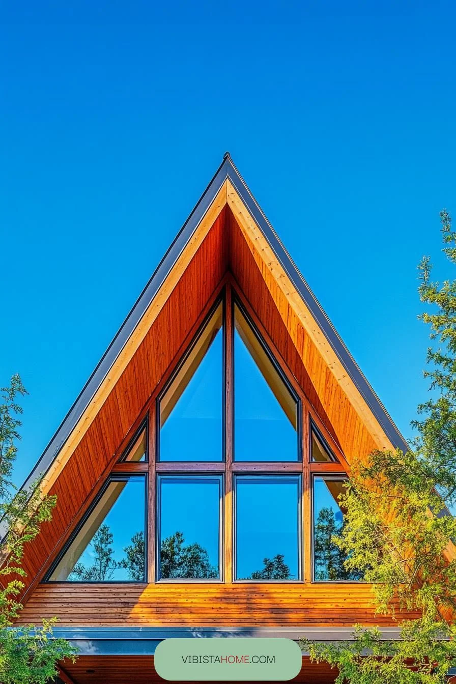 42) A-Frame Splendor Beneath Nordic Skies