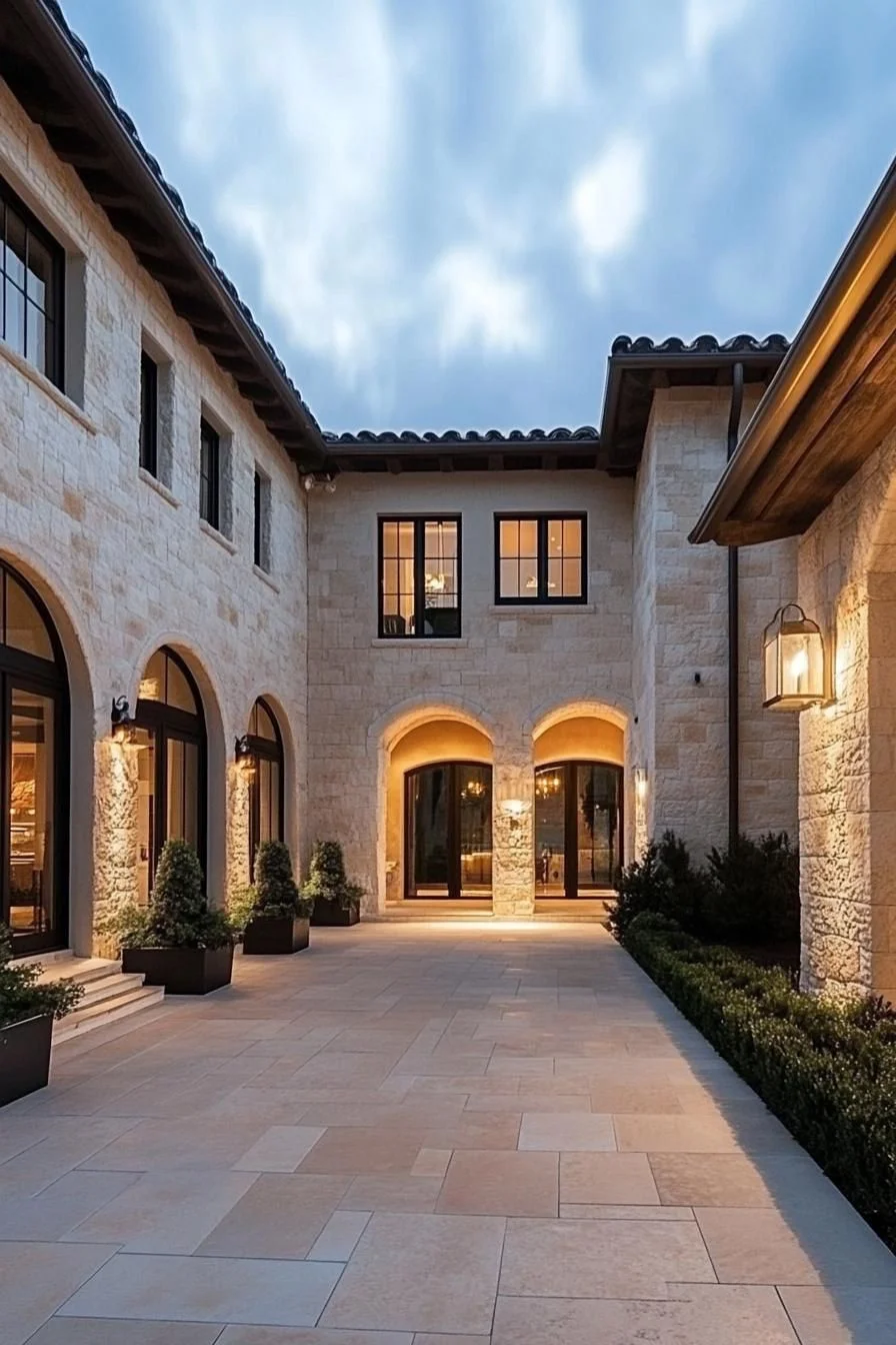 Spanish Revival Villa With Classic Style