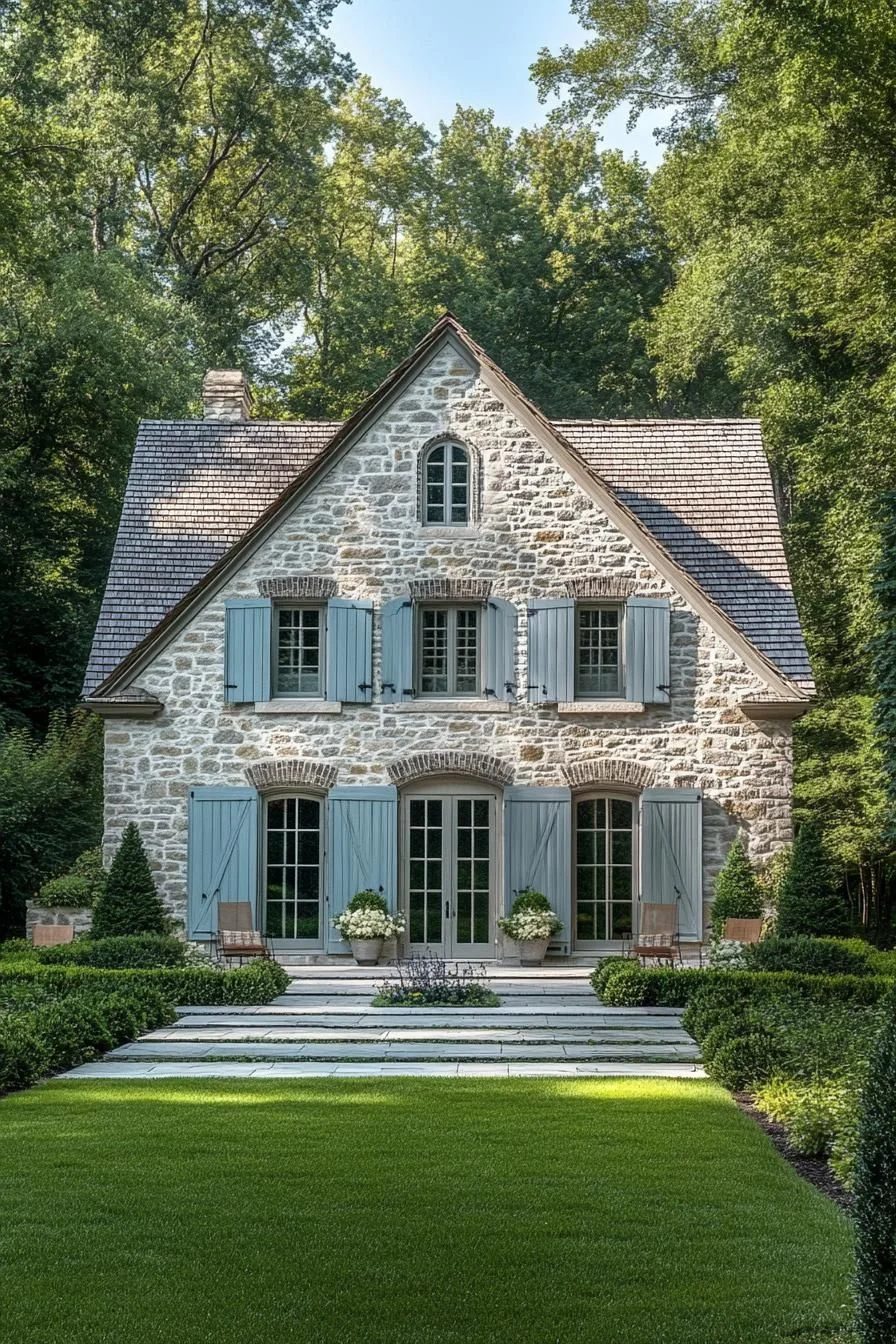 A Gabled Stone Facade Worth Noting