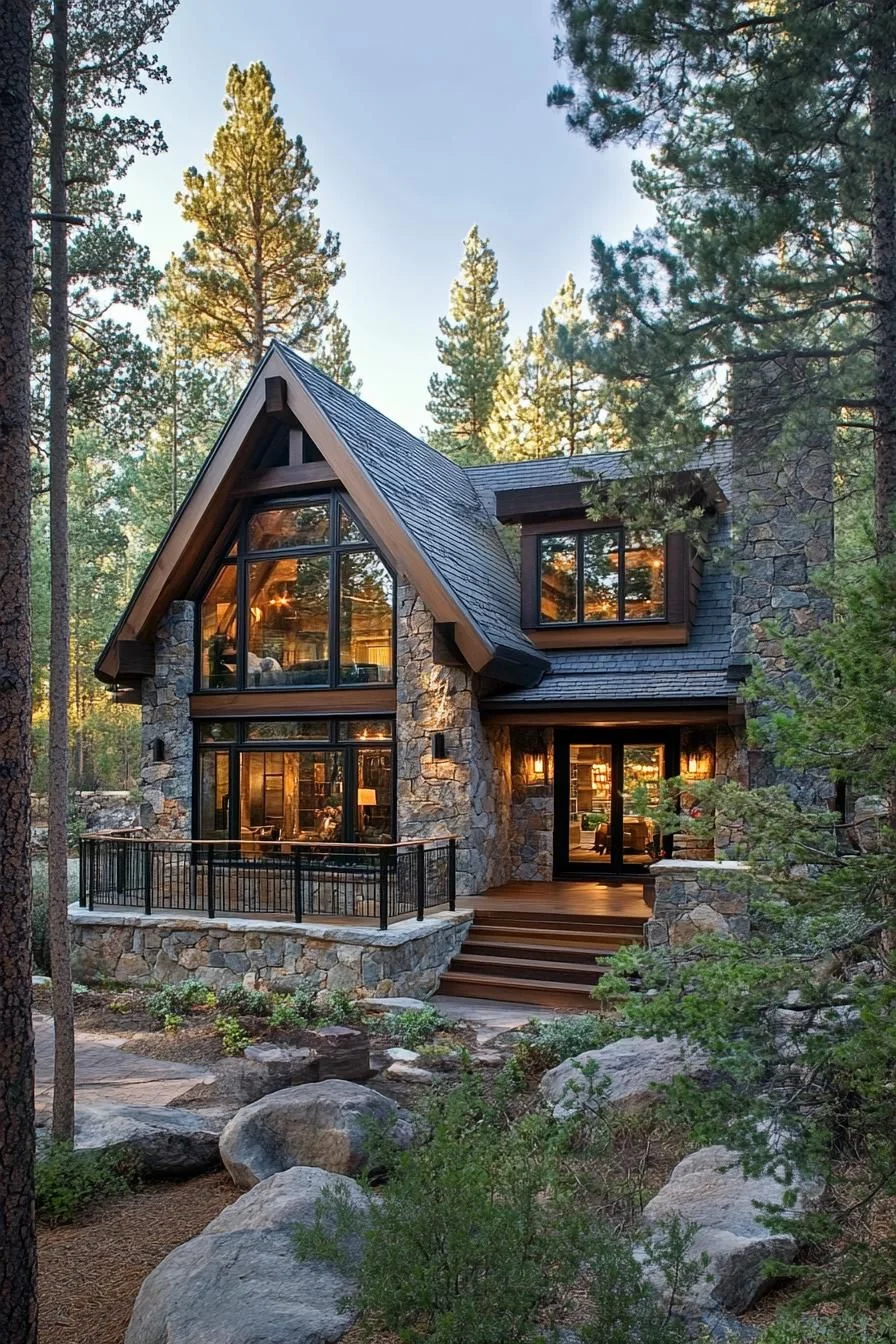 An A-Frame Retreat in the Pines