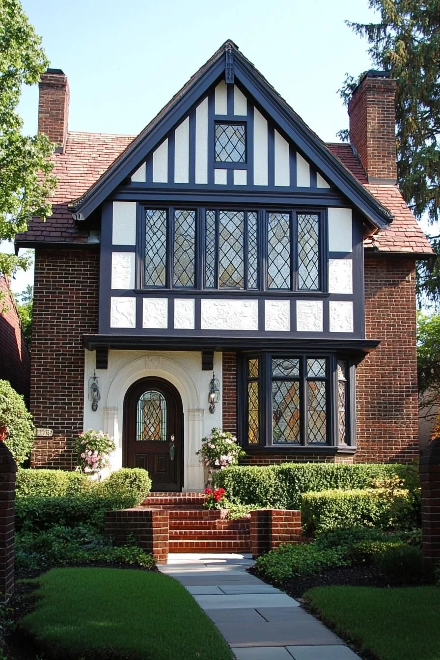 Playful Tudor Revival Design Details