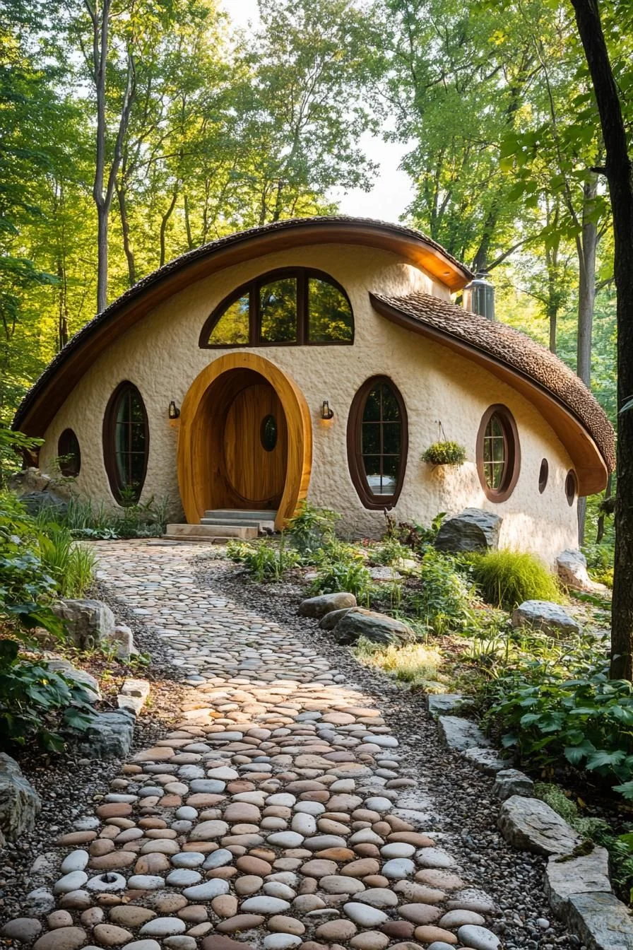 A Storybook Cottage Nestled in Green Surroundings