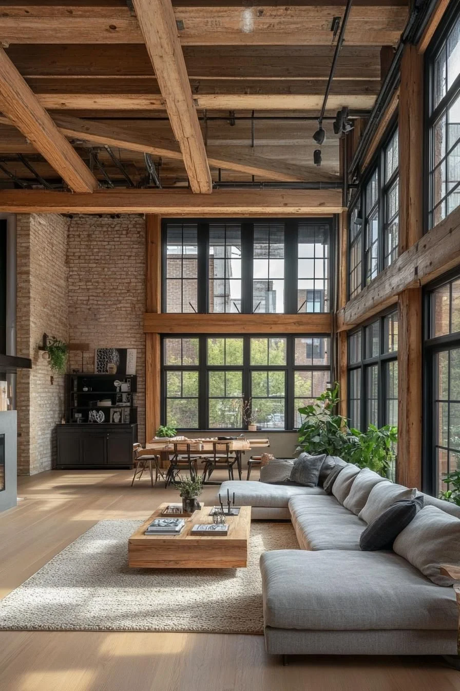 Where Industrial Details Meet Modern Ease