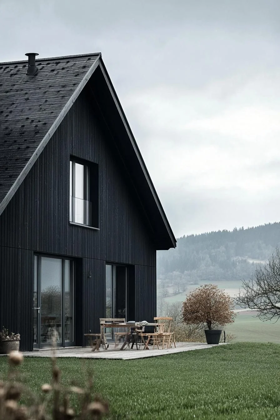 Modern Barn-style With Black Siding - photo 2