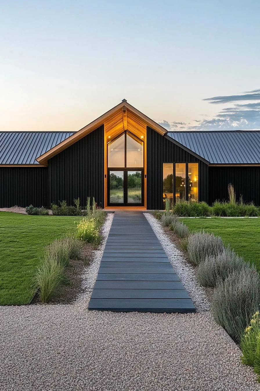 A Chic Metal Lodge Close to Nature