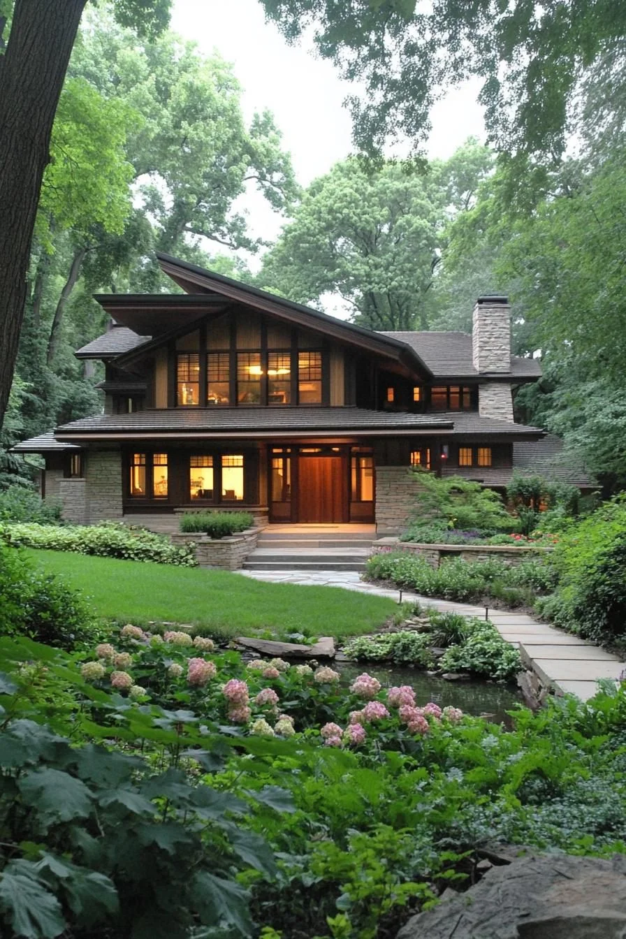 An Eco-Friendly Craftsman Hideaway