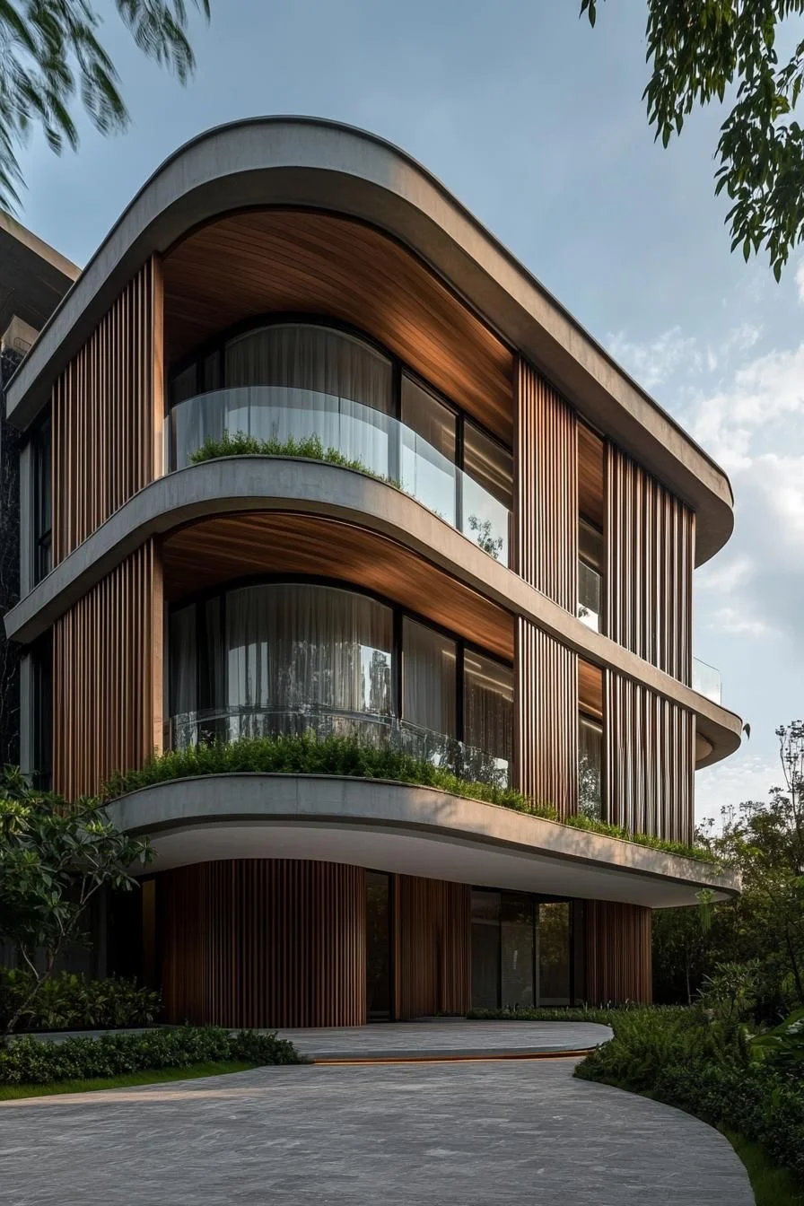 A Curvy Haven Among the Greenery