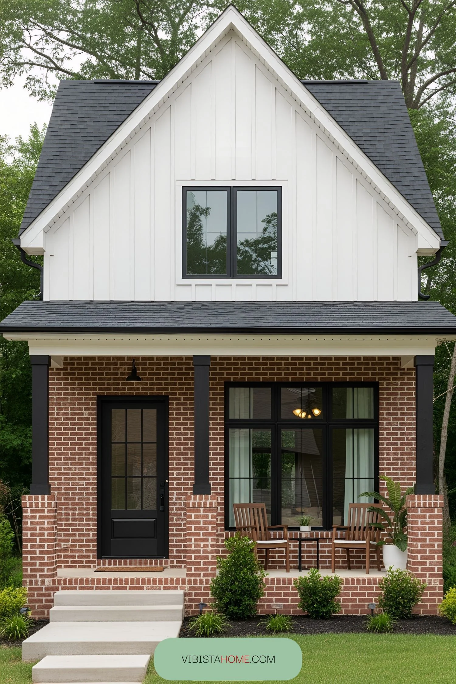 A Cottage With Timber and Brick Charm