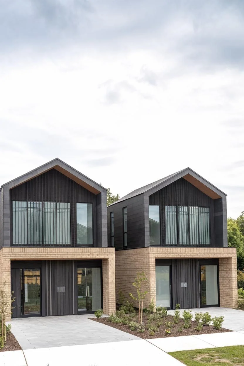 Double Gabled Duplex Charm