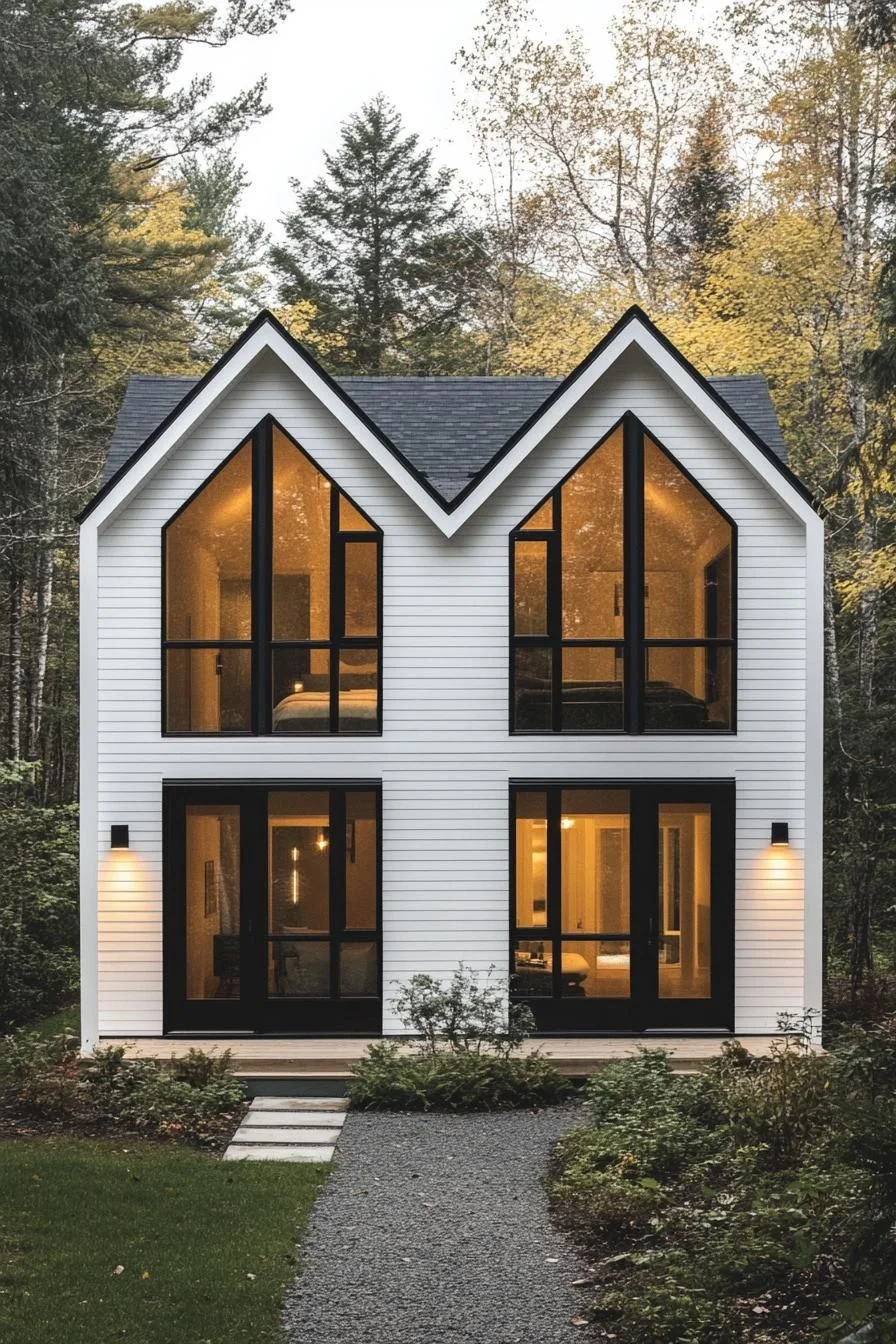 Symmetrical Duplex in the Woods