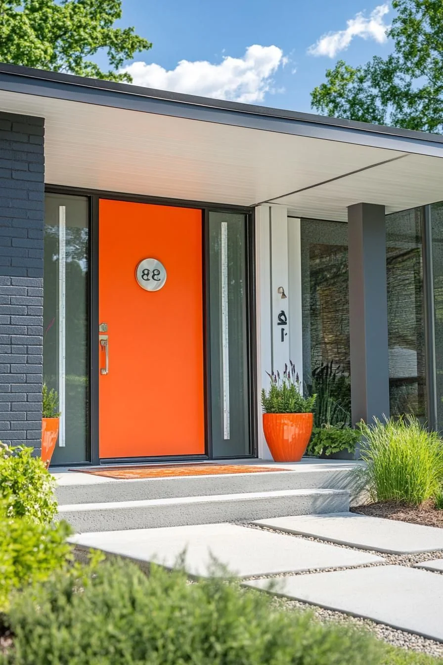 Bright Front Door With Vintage Knocker - photo 3