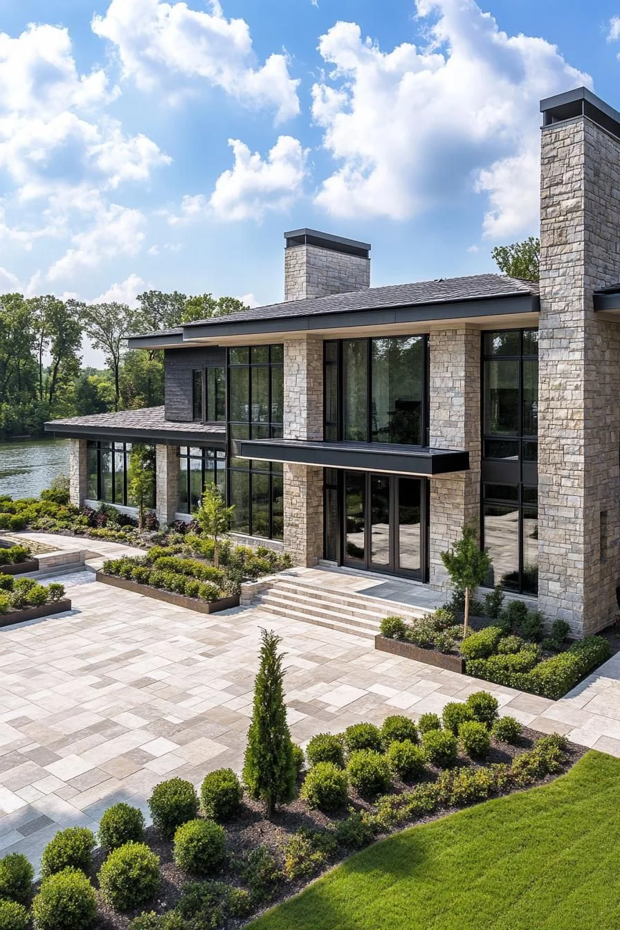 A Modern Mansion with River Views