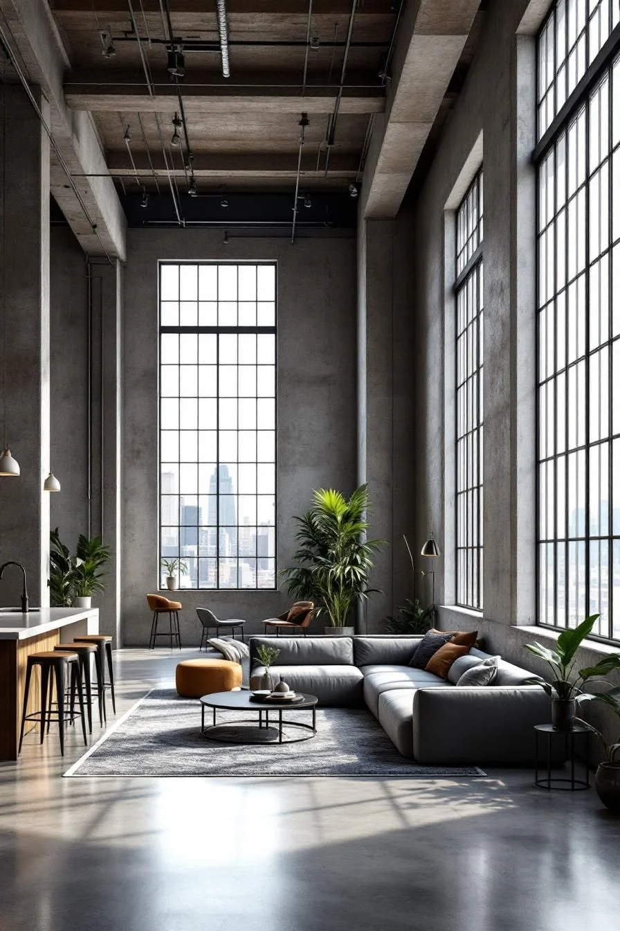 A Brick Loft With Sky-High Ceilings