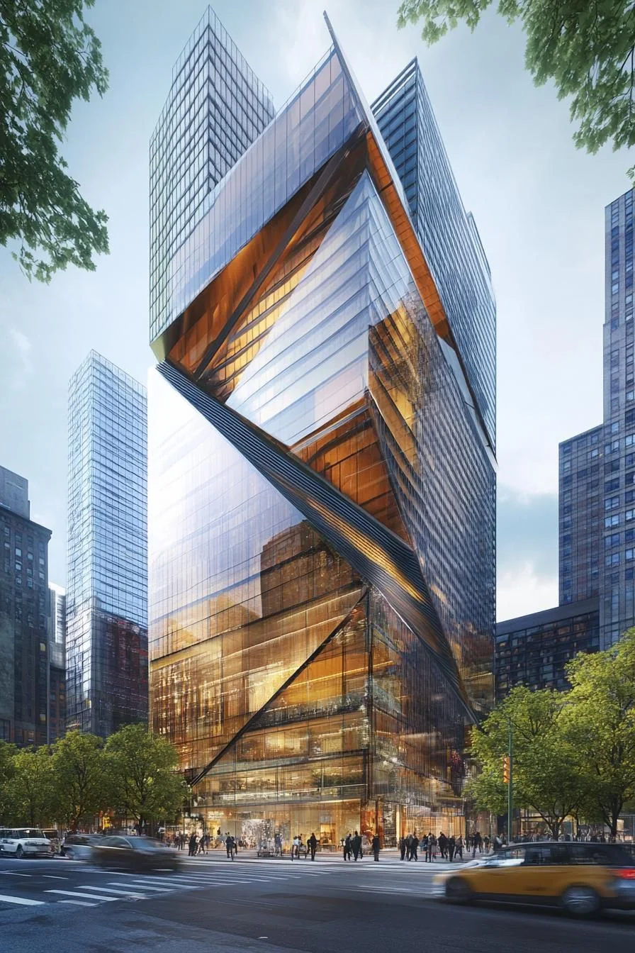 Peaked Crystal Forms in Urban Design