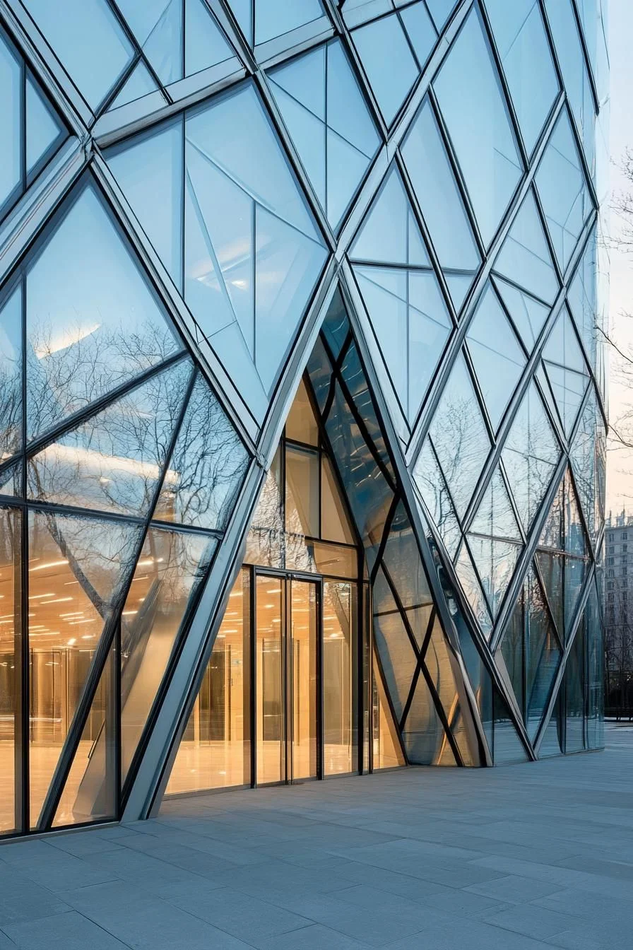 Diamond-Cut Glass and Natural Daylight