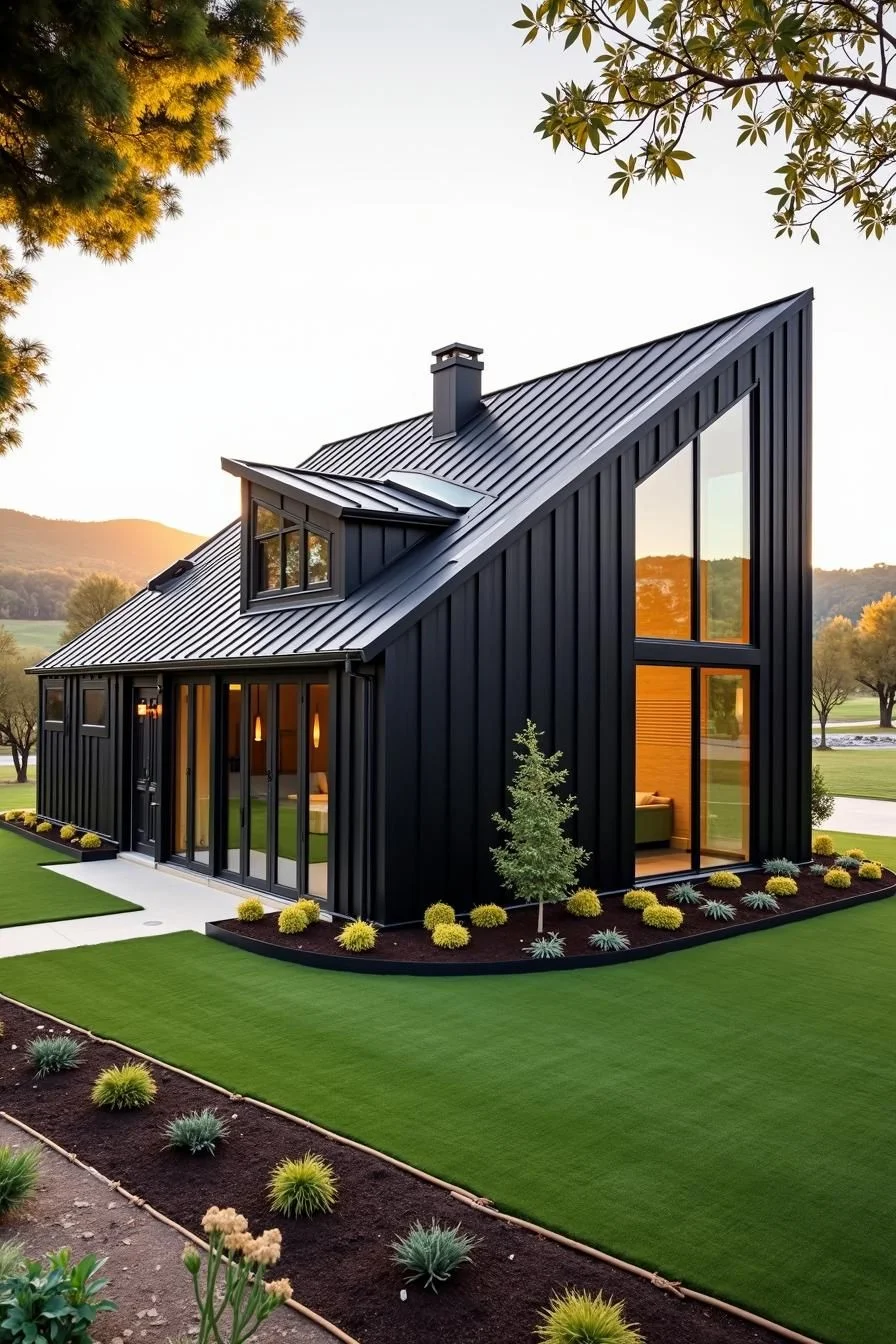 A Chic Noir Cabin Escape