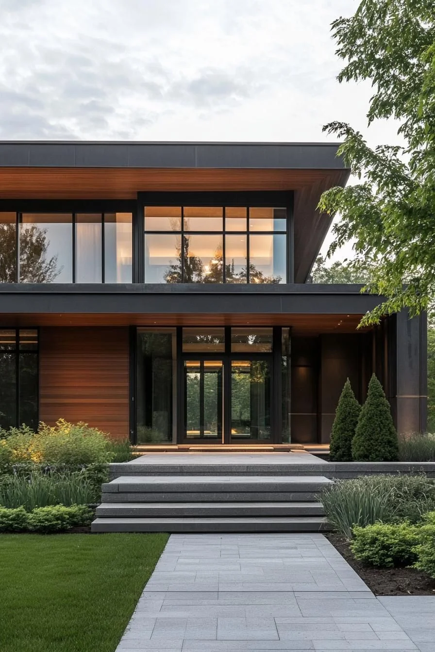 Glass and Greenery in One Design