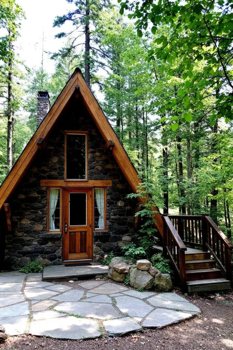 Triangular Retreat in the Woodland